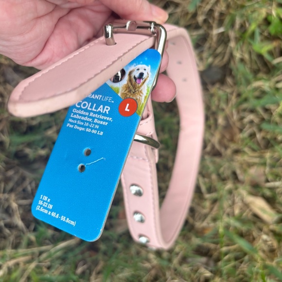 🎉NWT🎉 Pink Rhinestone Dog Collar Sz L - Picture 4 of 12